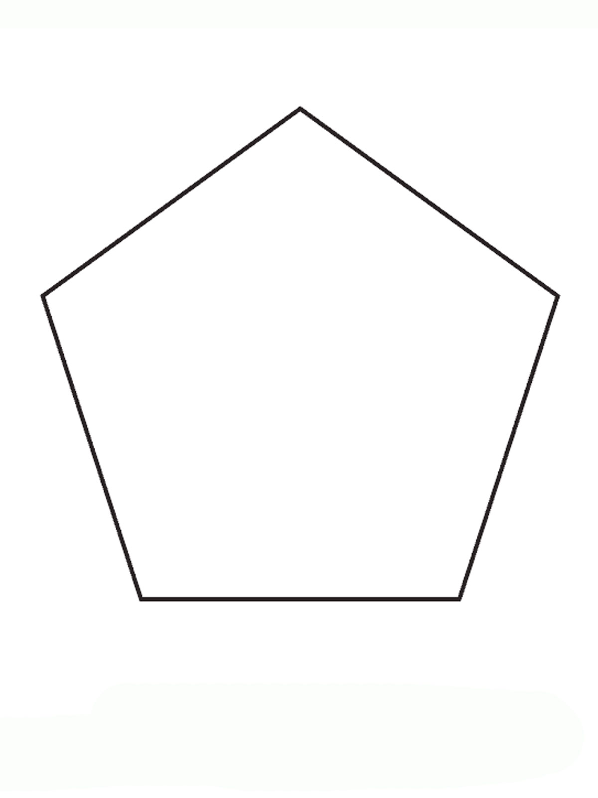 Раскраска фигура распечатать. Геометрическая фигура пятиугольник для детей. Геометрические фигуры пятиугольник для дошкольников. Шаблоны геометрических фигур. Пятиугольник раскраска для детей.