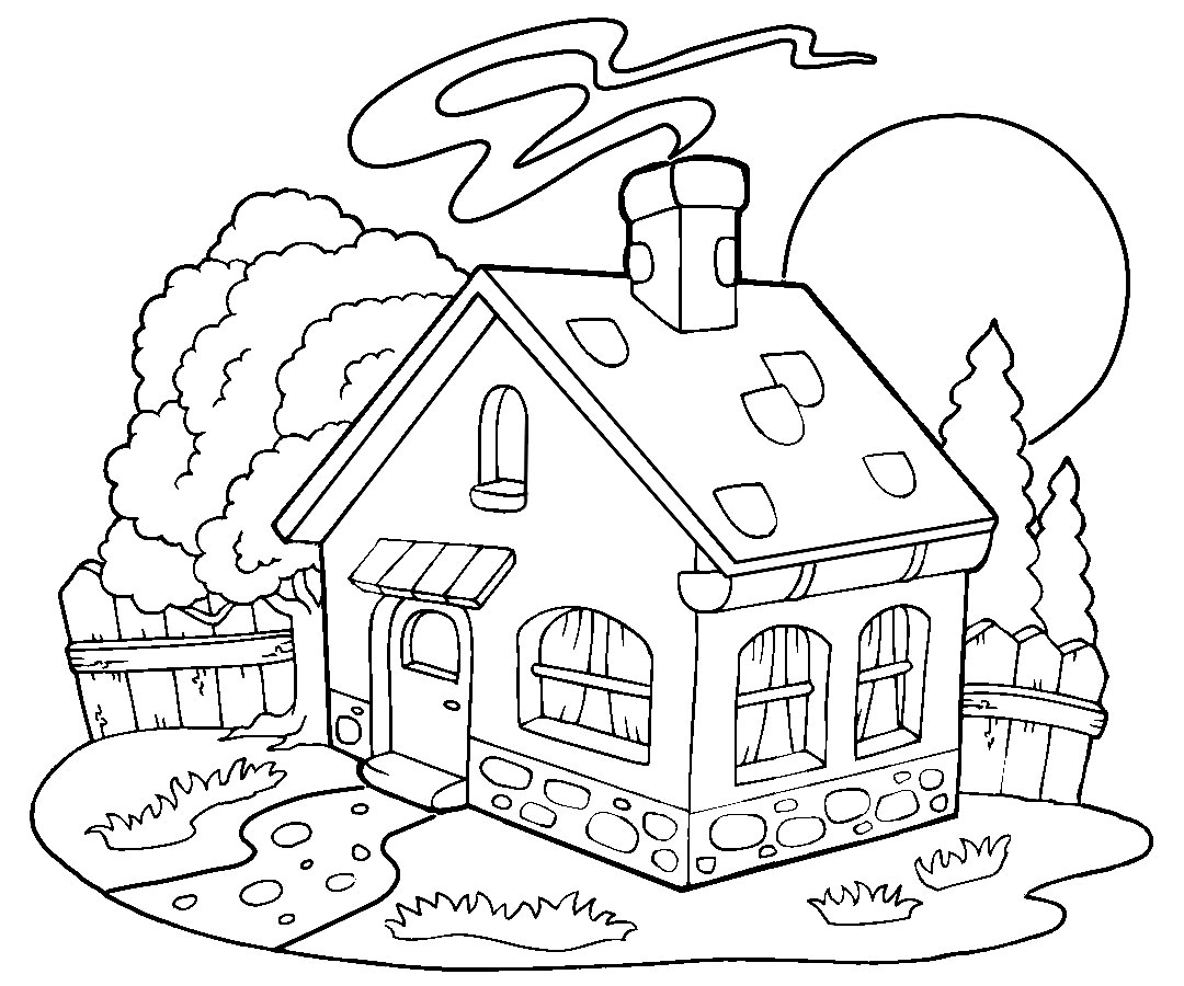Раскраски Детский домик (37 шт.) - скачать или распечатать бесплатно #
