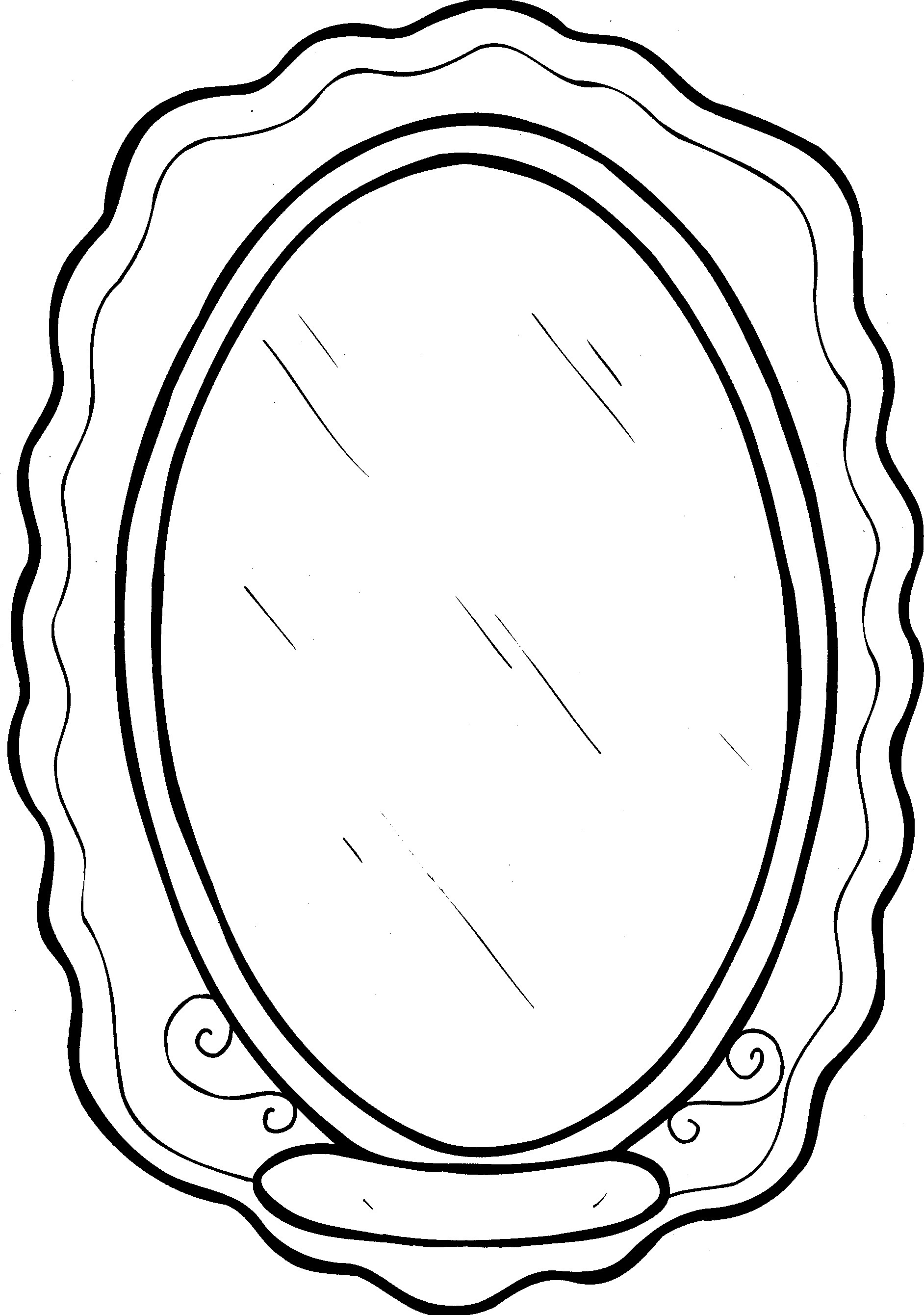 Зеркало нарисованное
