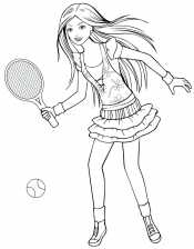 Девушка теннисистка