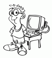 Мальчик с компьютером