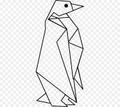 Оригами пингвин