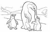 Пингвин и дети