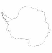 Карта Антарктида