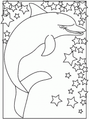 Дельфин в звездах