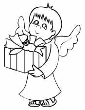 Ангел с подарком
