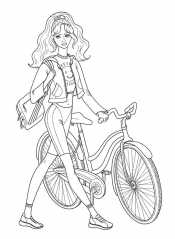 Барби и велосипед