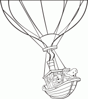 Рисунок воздушный шар