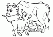 Корова с детем